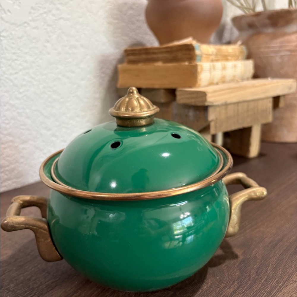 Vintage Green Pot